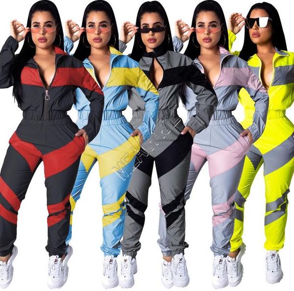 2020 women winter jacket and pants two piece outfit autumn tracksuit color match patchwork sportswear crop coat zipper clothes d82404, White
2020 women winter jacket and pants two piece outfit autumn tracksuit color match patchwork sportswear crop coat zipper clothes d82404, White