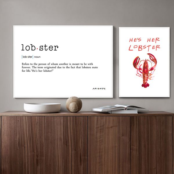 friends tv show poster lobster canvas art print inspirational quotes canvas painting nordic wall pictures restaurant home decor
friends tv show poster lobster canvas art print inspirational quotes canvas painting nordic wall pictures restaurant home decor