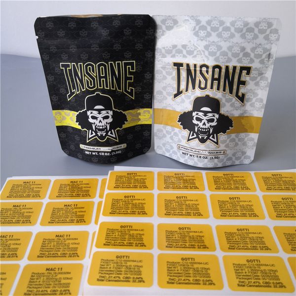 new insane bag 3.5g smell proof bags vape packaging for dry herb vaporizer mylar zipper bag dhl free
new insane bag 3.5g smell proof bags vape packaging for dry herb vaporizer mylar zipper bag dhl free