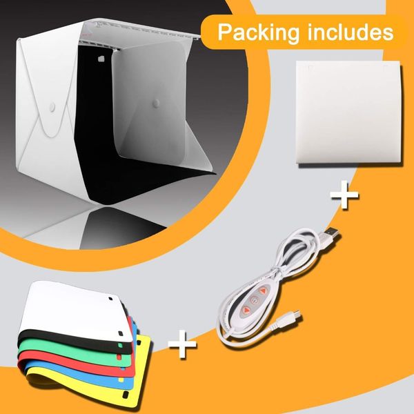 2 led folding lightbox mini portable pgraphy p studio softbox adjustable brightness light box for dslr camera
2 led folding lightbox mini portable pgraphy p studio softbox adjustable brightness light box for dslr camera