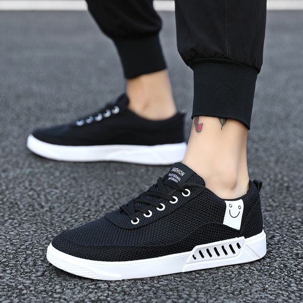 men sneakers men casual shoes lace-up shoes lightweight comfortable breathable walking sneakers tenis masculino zapatillas, Black
men sneakers men casual shoes lace-up shoes lightweight comfortable breathable walking sneakers tenis masculino zapatillas, Black
