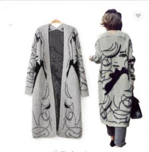 fashion unique design ladies long cardigan sweaters, White;black
fashion unique design ladies long cardigan sweaters, White;black