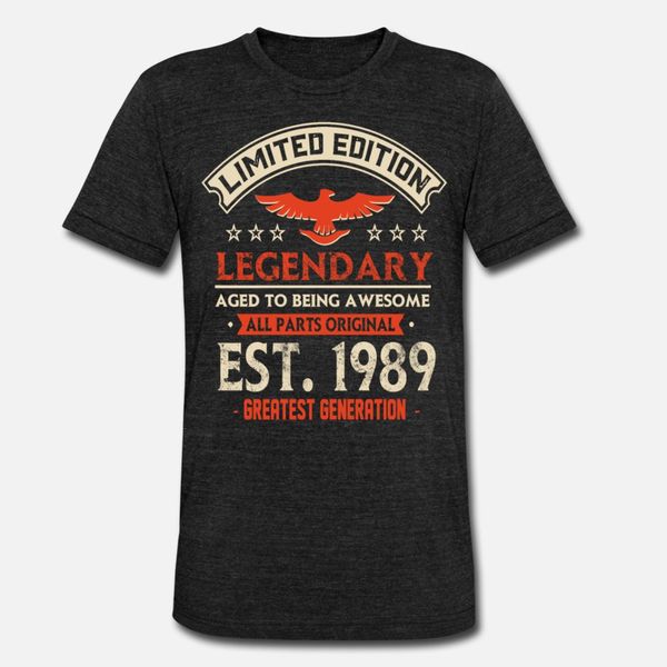 limited edition legendary est 1989 t shirt men character cotton s-xxxl novelty interesting casual spring family shirt, White;black
limited edition legendary est 1989 t shirt men character cotton s-xxxl novelty interesting casual spring family shirt, White;black