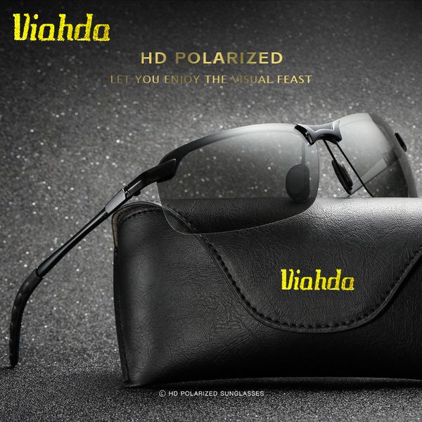 viahda alloy pchromic sunglasses men polarized glasses change color sun glasses vision driving goggles, White;black
viahda alloy pchromic sunglasses men polarized glasses change color sun glasses vision driving goggles, White;black