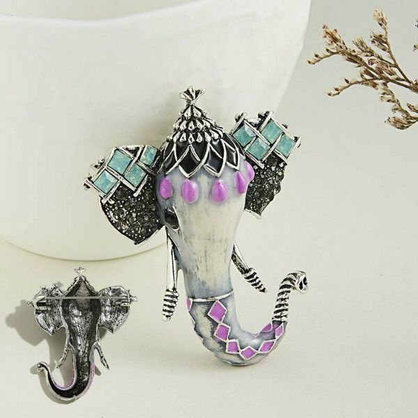 урожай elephant животных брошь pin эмаль сплав кристалл броши свадеб anniversary костюм pins ювелирные изделия для женщин, Gray
урожай elephant животных брошь pin эмаль сплав кристалл броши свадеб anniversary костюм pins ювелирные изделия для женщин, Gray