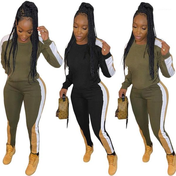 style panelled o neck two piece pants autumn womens tracksuits casual women designer tracksuits fashion simple, Gray
style panelled o neck two piece pants autumn womens tracksuits casual women designer tracksuits fashion simple, Gray