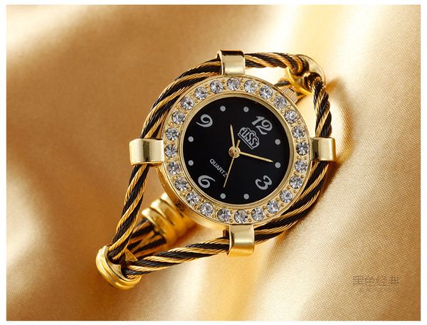 new creative fashion watches quality watches steel christmas bracelet for women girl clock, Slivery;brown
new creative fashion watches quality watches steel christmas bracelet for women girl clock, Slivery;brown