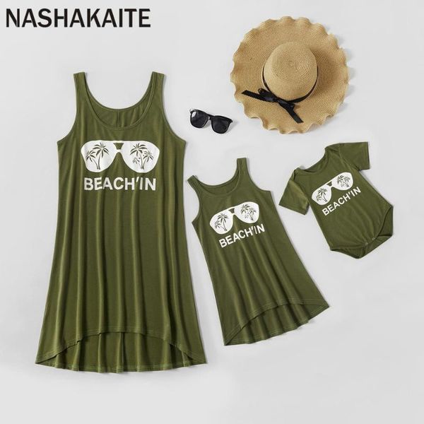 nashakaite mother daughter dresses beach dress coconut tree and sunglasses print tank dress baby girl clothes family look, Blue
nashakaite mother daughter dresses beach dress coconut tree and sunglasses print tank dress baby girl clothes family look, Blue