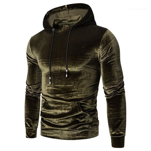 clothes mens spring gold velvet hoodies man solid color hooded neck long sleeve fashion sweatshirts men casaul, Black 
clothes mens spring gold velvet hoodies man solid color hooded neck long sleeve fashion sweatshirts men casaul, Black