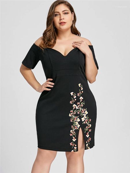womens apparel floral printed designer womens dresses slash neck summer womens dresses split casual, Black;gray
womens apparel floral printed designer womens dresses slash neck summer womens dresses split casual, Black;gray