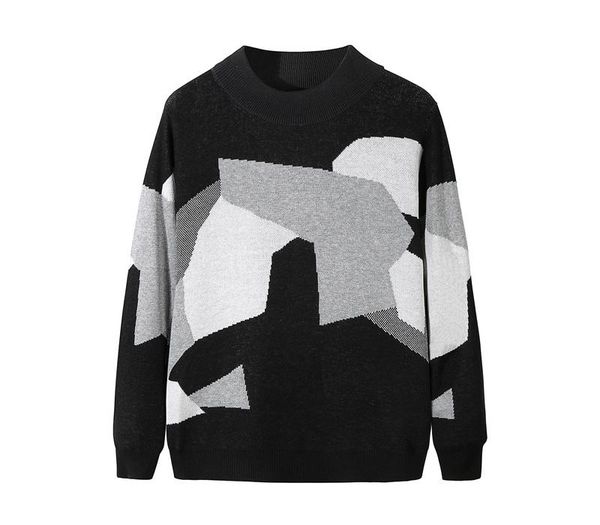 pullover cotton sweater men casual oversize korean fashion clothing long sleeve knitted sweater winter warm clothes men black, White;black
pullover cotton sweater men casual oversize korean fashion clothing long sleeve knitted sweater winter warm clothes men black, White;black