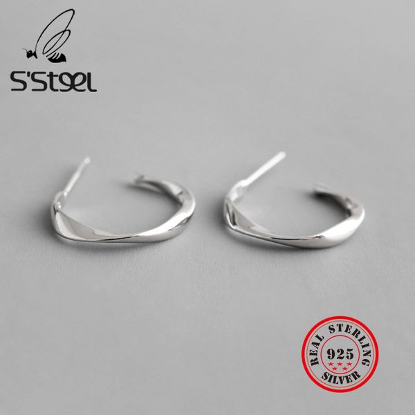 s'steel mobius сжатый 925 стерлингового серебра серьги для женщин boucles d oreille femme 2020 orecchini донна earings изящных ювелирных изд, Golden;silver
s'steel mobius сжатый 925 стерлингового серебра серьги для женщин boucles d oreille femme 2020 orecchini донна earings изящных ювелирных изд, Golden;silver