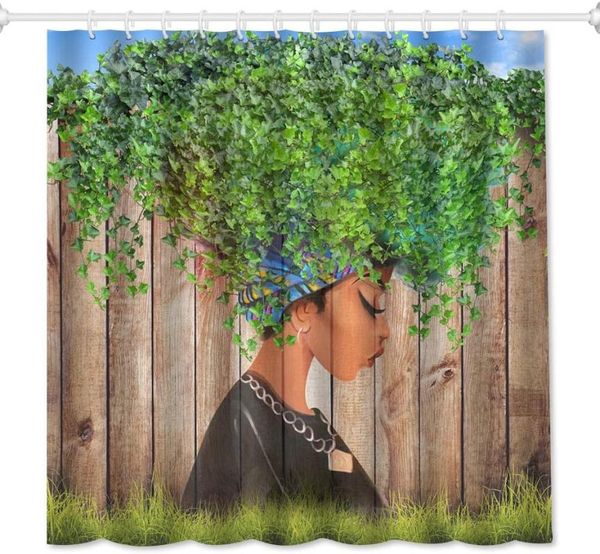 african girl green leaves wooden board shower curtain sets bathroom decor with hooks waterproof bathroom curtain set 
african girl green leaves wooden board shower curtain sets bathroom decor with hooks waterproof bathroom curtain set