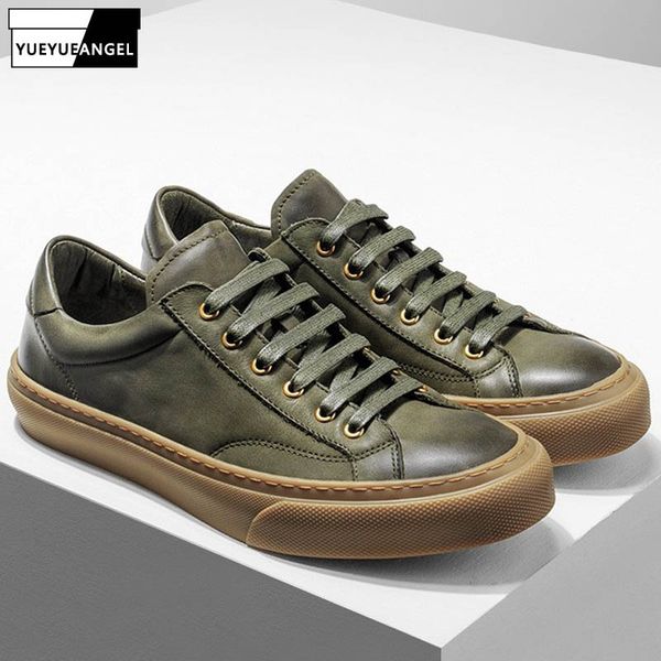 men casual shoes cow genuine leather luxury trainers spring autumn loafers flats shoes designer vintage low sneakers homme, Black
men casual shoes cow genuine leather luxury trainers spring autumn loafers flats shoes designer vintage low sneakers homme, Black