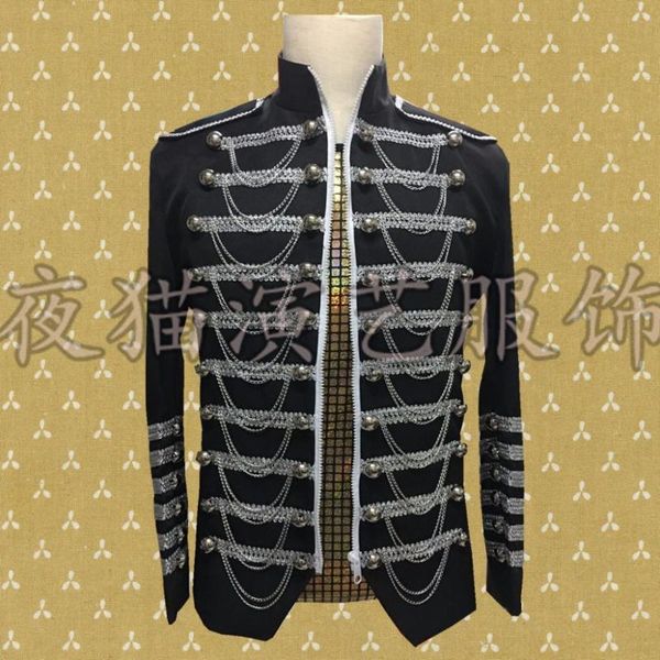 s-5xl 2020 new arrive men's clothing fashion slim bigbang dj hair stylist studio suit dress plus size stage singer costumes, White;black
s-5xl 2020 new arrive men's clothing fashion slim bigbang dj hair stylist studio suit dress plus size stage singer costumes, White;black