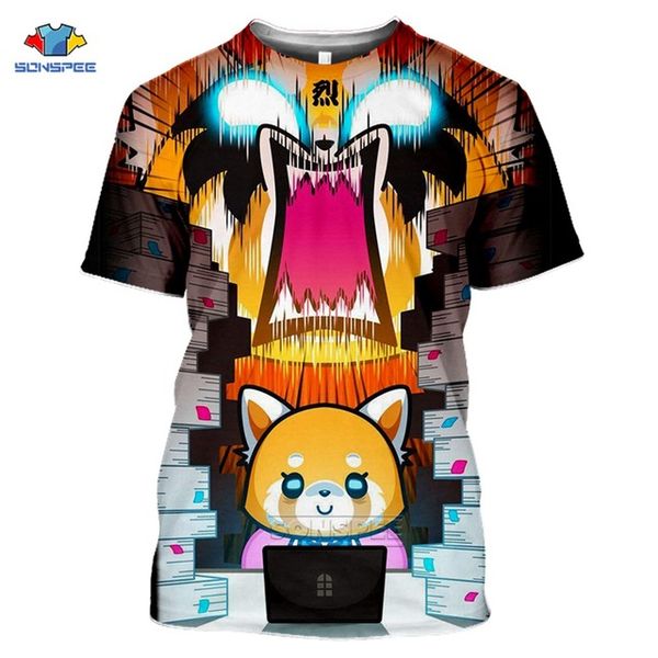 punk death metal aggretsuko summer homme oversize cartoon game 3d print shirts funny hippie anime men clothing
punk death metal aggretsuko summer homme oversize cartoon game 3d print shirts funny hippie anime men clothing