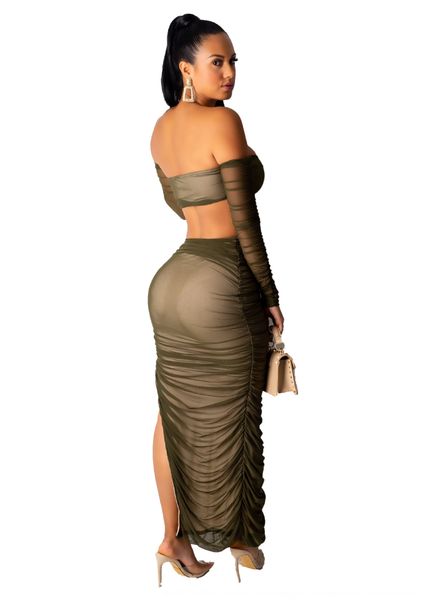 new long 2019 summer temperament women's clothing solid color two-piece long skirt set skirt origin w6nu7, Gray
new long 2019 summer temperament women's clothing solid color two-piece long skirt set skirt origin w6nu7, Gray