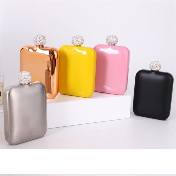 portable 304 stainless steel rhinestone lids hip flask 5oz hip flask ladies pocket portable flagon whisky wine bottles a05
portable 304 stainless steel rhinestone lids hip flask 5oz hip flask ladies pocket portable flagon whisky wine bottles a05
