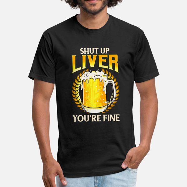 shut up liver you re fine drinking pun beer joke t shirt men create short sleeve s-xxxl leisure interesting funny spring autumn shirt
shut up liver you re fine drinking pun beer joke t shirt men create short sleeve s-xxxl leisure interesting funny spring autumn shirt
