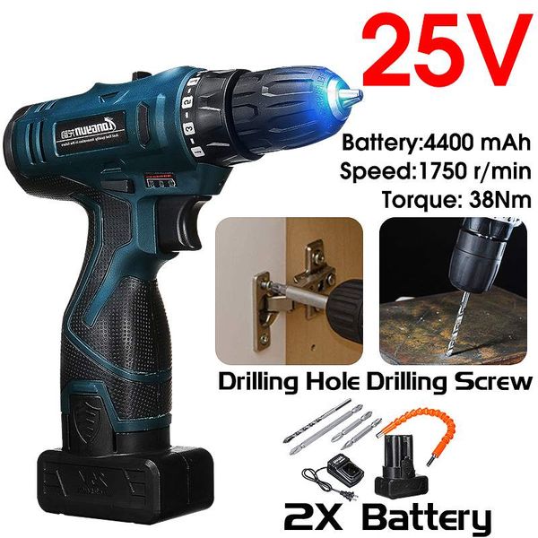 25v 2200mah lithium-ion battery cordless screwdriver electric drill hole electrical screwdriver hand driver wrench power tools 
25v 2200mah lithium-ion battery cordless screwdriver electric drill hole electrical screwdriver hand driver wrench power tools