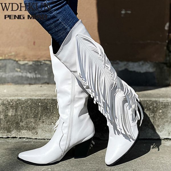 winter fringed women's boots plus size pu solid color low heel tassel slip on pointed toe female fashion shoes women boots, Black
winter fringed women's boots plus size pu solid color low heel tassel slip on pointed toe female fashion shoes women boots, Black