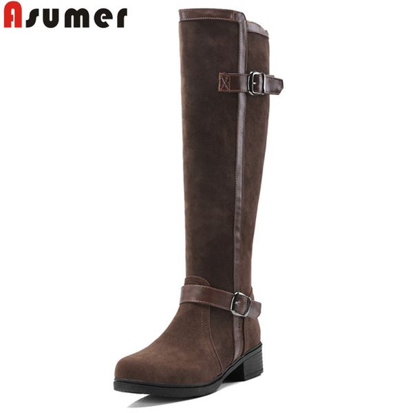 asumer big size 34-43 fashion knee high boots round toe zip autumn winter boots med heels shoes women 2020 new, Black
asumer big size 34-43 fashion knee high boots round toe zip autumn winter boots med heels shoes women 2020 new, Black