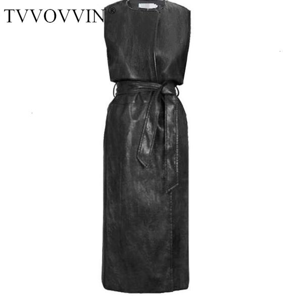 tvvovvin women pu vest female long sleeveless vest black lace up waistcoat long winter coat women all match woman 2020 b390, Black;white
tvvovvin women pu vest female long sleeveless vest black lace up waistcoat long winter coat women all match woman 2020 b390, Black;white