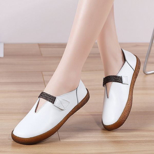 2020 spring autumn women flats genuine leather shoes slip on ballet flats women woman shoes moccasins loafers cheap, Black
2020 spring autumn women flats genuine leather shoes slip on ballet flats women woman shoes moccasins loafers cheap, Black