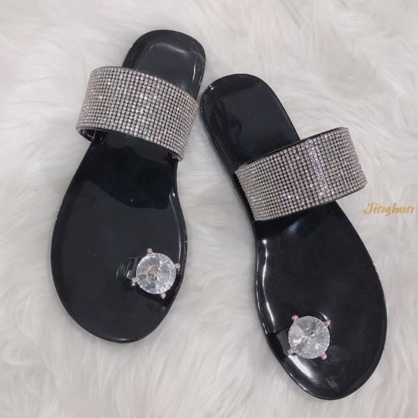 2020 summer new women's slippers bling diamond flat ladies shoes casual comforeable women's slippers big size 37-41, Black
2020 summer new women's slippers bling diamond flat ladies shoes casual comforeable women's slippers big size 37-41, Black