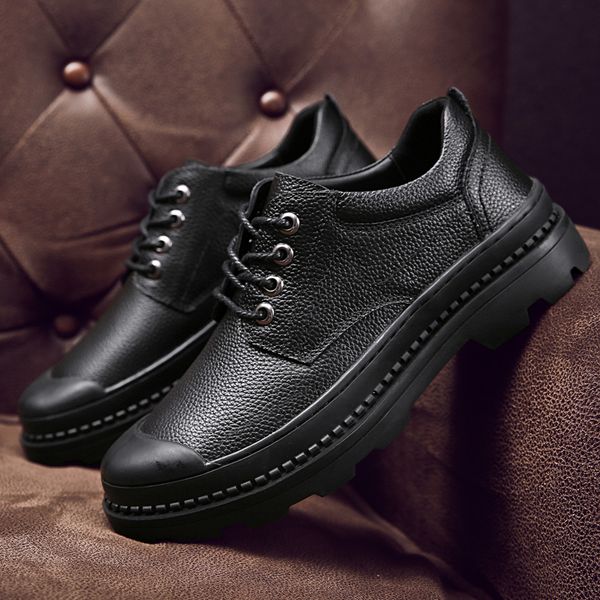 genuine leather casual male boots fashion oxford men shoes business formal male boots moccasins flat shoes men hx-242, Black
genuine leather casual male boots fashion oxford men shoes business formal male boots moccasins flat shoes men hx-242, Black