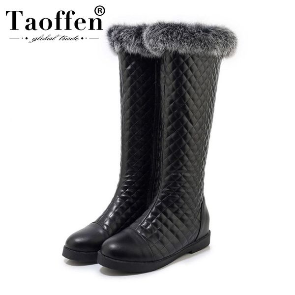 taoffen женщины flats колено высокие сапоги pu кожа зима теплая ежедневно снег сапоги круглый toe молнии обувь женщина обувь размер 32-43, Black
taoffen женщины flats колено высокие сапоги pu кожа зима теплая ежедневно снег сапоги круглый toe молнии обувь женщина обувь размер 32-43, Black