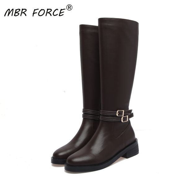 mbr force new cowhide fashion boots squre toe all-match breathable women ladies simple casual buckle decoration motorcycle boots, Black
mbr force new cowhide fashion boots squre toe all-match breathable women ladies simple casual buckle decoration motorcycle boots, Black