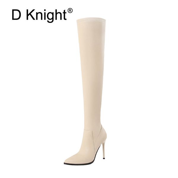 women thigh high boots autumn slip on long motorcycle boots pointed toe thin heels over-the-knee black beige shoes woman
women thigh high boots autumn slip on long motorcycle boots pointed toe thin heels over-the-knee black beige shoes woman