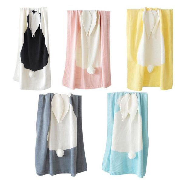 child's knitted blanket three-dimensional ear blanket baby holding newborn swaddle wrap baby infant kids
child's knitted blanket three-dimensional ear blanket baby holding newborn swaddle wrap baby infant kids