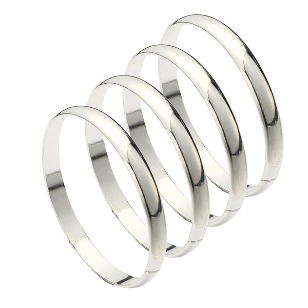 4pcs ethiopian dubai bangles silver color bangles for women glossy plain bangles jewelry, White
4pcs ethiopian dubai bangles silver color bangles for women glossy plain bangles jewelry, White