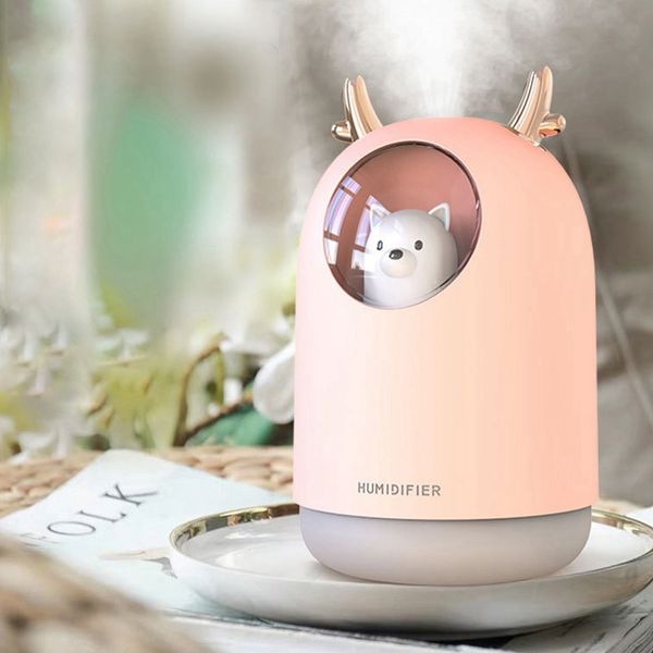 300ml cute pet ultrasonic air humidifier aroma essential oil diffuser for home car usb fogger mist maker with led night lamp pin
300ml cute pet ultrasonic air humidifier aroma essential oil diffuser for home car usb fogger mist maker with led night lamp pin