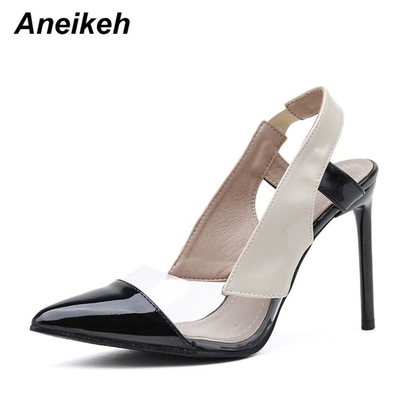 aneikeh summer women shoes slingbacks pumps pointed toe pu mature shallow thin heels slip-on office black white size 35-41 new
aneikeh summer women shoes slingbacks pumps pointed toe pu mature shallow thin heels slip-on office black white size 35-41 new