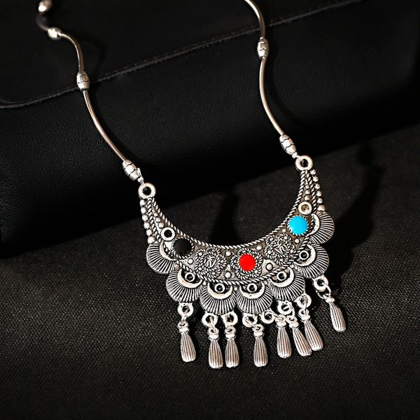 vintage ethnic gypsy nepal necklace womens statement jewelry silver color tassel necklaces pendants collares
vintage ethnic gypsy nepal necklace womens statement jewelry silver color tassel necklaces pendants collares