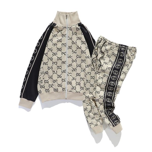 new autumn winter zipper tracksuits jogging suit men fashion letter pattern printed jacket pant sportwear sets mens designer jogger suits, Gray
new autumn winter zipper tracksuits jogging suit men fashion letter pattern printed jacket pant sportwear sets mens designer jogger suits, Gray