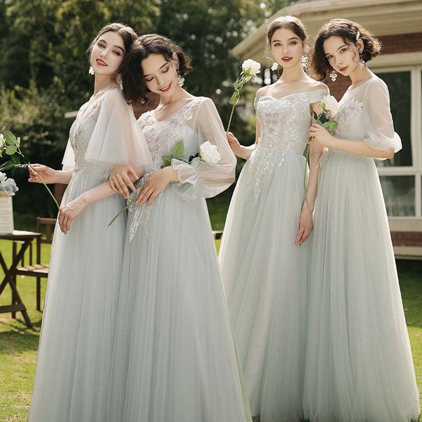 2020 new arrival gray bridesmaid dresses summer fashion long sisterhood evening dress fairy dresses by dhl selling, Red;white
2020 new arrival gray bridesmaid dresses summer fashion long sisterhood evening dress fairy dresses by dhl selling, Red;white