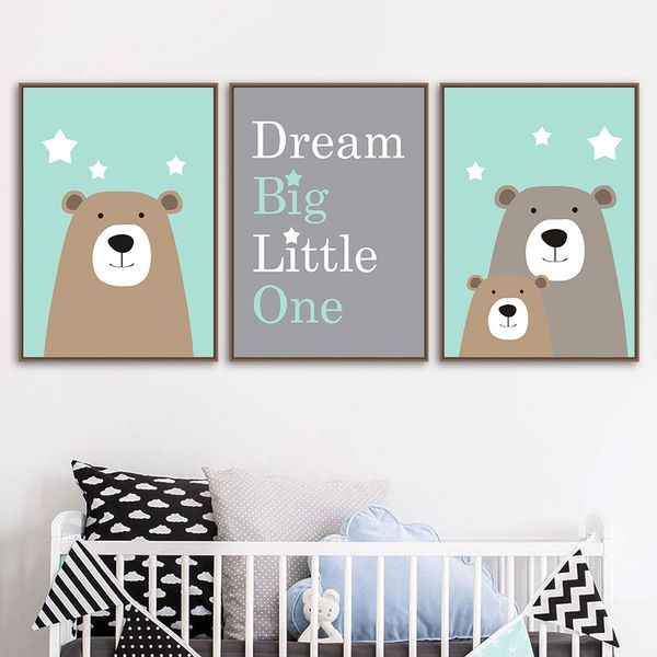 nordic canvas животных плакаты печатает детей детская спальня teddy bear family wall art pictures мультфильм живопись холст art decor
nordic canvas животных плакаты печатает детей детская спальня teddy bear family wall art pictures мультфильм живопись холст art decor