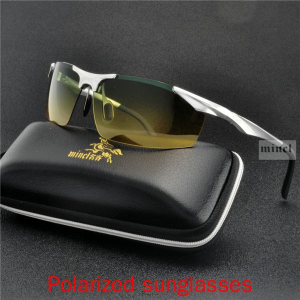 new square night vision glasses men aluminium yellow lens sunglasses men polarized night driving goggles fml, White;black
new square night vision glasses men aluminium yellow lens sunglasses men polarized night driving goggles fml, White;black