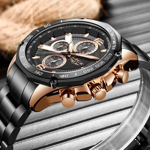 2020 lige new watch men fashion classic black mens watches business waterproof clock sport quartz watch for men, Slivery;brown
2020 lige new watch men fashion classic black mens watches business waterproof clock sport quartz watch for men, Slivery;brown