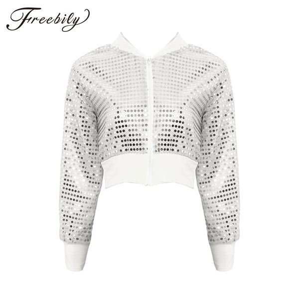 women's jackets sequins coat bomber jacket women long sleeve zipper streetwear casual loose glitter outerwear 2021 fashion female sprin, Black;brown
women's jackets sequins coat bomber jacket women long sleeve zipper streetwear casual loose glitter outerwear 2021 fashion female sprin, Black;brown