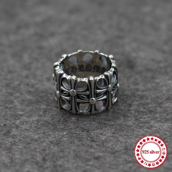 s925 sterling silver men's ring to do the old tombstone cross retro ring fashion personality classic style to send lover's gift
s925 sterling silver men's ring to do the old tombstone cross retro ring fashion personality classic style to send lover's gift