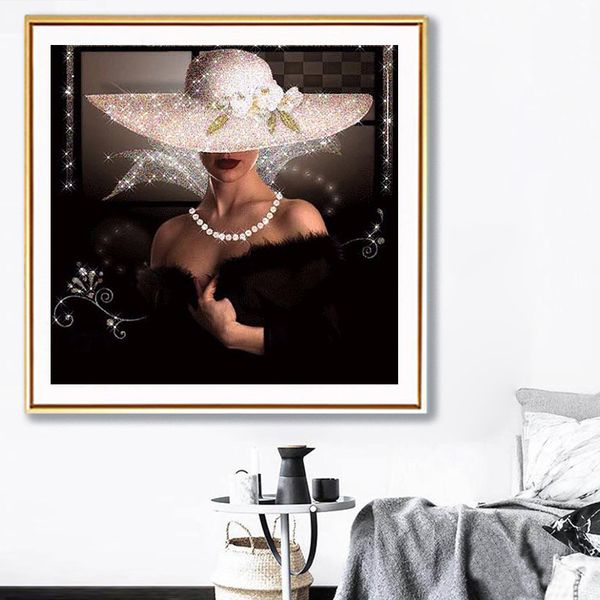 5d diamond painting woman in a black dress wearing a hat diy full square round embroidery diamond mosaic pattern rhinestones
5d diamond painting woman in a black dress wearing a hat diy full square round embroidery diamond mosaic pattern rhinestones