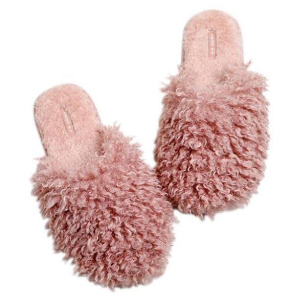 women closed toe home slippers winter warm shoes woman slip on flats slides female faux fur non-slip slippers women shoes sh523, Black
women closed toe home slippers winter warm shoes woman slip on flats slides female faux fur non-slip slippers women shoes sh523, Black