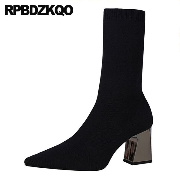 boots black slip on wine red fall high heel knit chunky designer shoes women luxury 2021 pointed toe fashion block mid calf
boots black slip on wine red fall high heel knit chunky designer shoes women luxury 2021 pointed toe fashion block mid calf