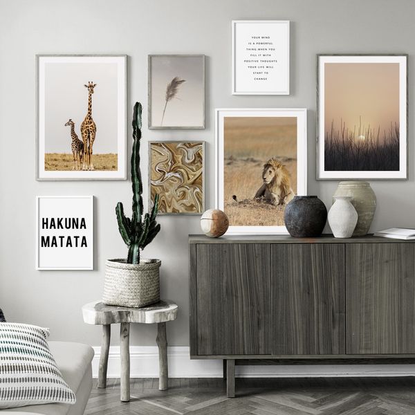 lion giraffe hakuna matata reed plant abstract nordic posters and prints wall art canvas painting wall pictures for living room
lion giraffe hakuna matata reed plant abstract nordic posters and prints wall art canvas painting wall pictures for living room