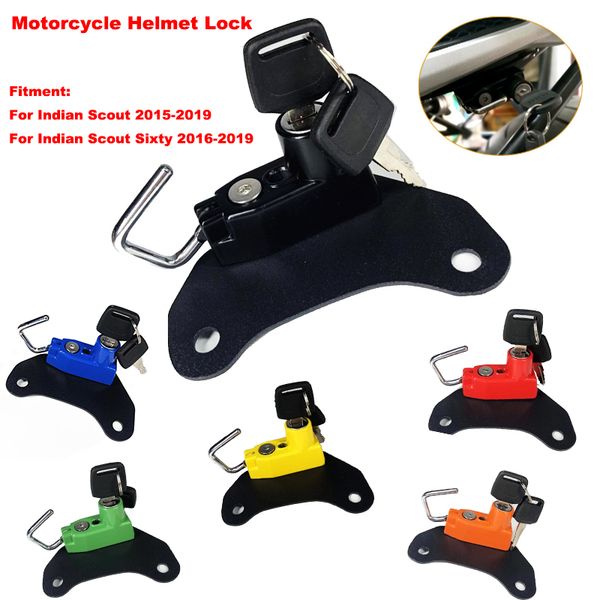 six color motorcycle helmet lock bike hanging hook keys set helmet lock with 2 keys fits for scout/sixty 2020-2020 2020
six color motorcycle helmet lock bike hanging hook keys set helmet lock with 2 keys fits for scout/sixty 2020-2020 2020